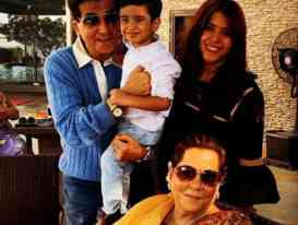 Ekta Kapoor with Family