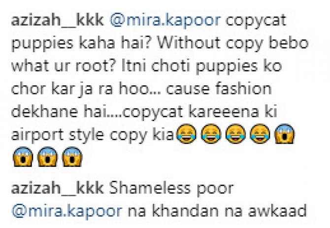 Mira Kapoor again trolled for her ‘Puppy’ statement 