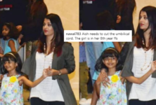 Aishwarya Rai trolled for holding her daughter’s hand